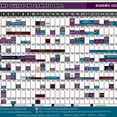 Academic Calendar 2016-17