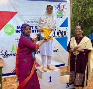 Haya Fathima Shaukath, Individual Champion (Junior Girls), Annual Athletic Meet 2018