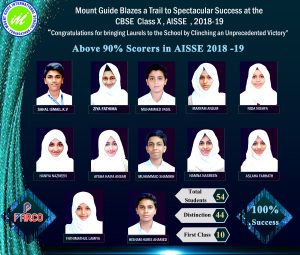 cbse 18-19 90 % scorers