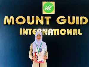 Minah M P, Grade IX, State Level Third Rank Holder for Second Level International Olympiad of Science 2019.