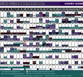 Academic Calendar 2017-18