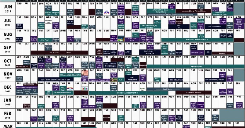 Academic Calendar 2017-18