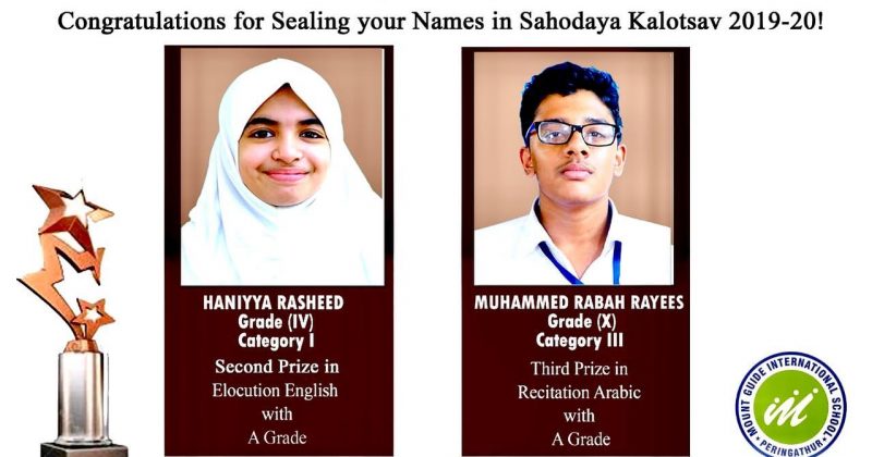 Sahodaya Kalotsav Winners 2019-20