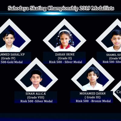 Sahodaya Skating Championship 2019 Medallists