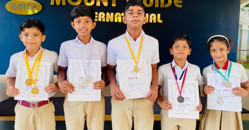 Medal Winners of Kannur Sahodaya School Complex Roller Skating Championship 2019