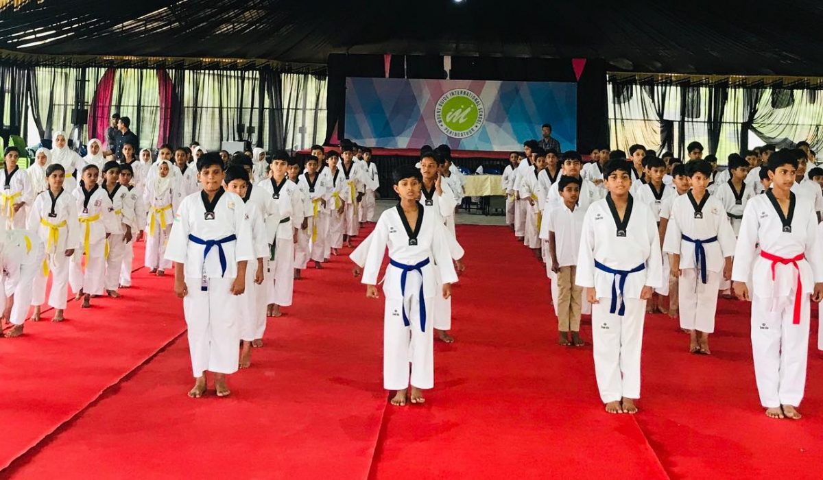 Belt testing taekwondo sales