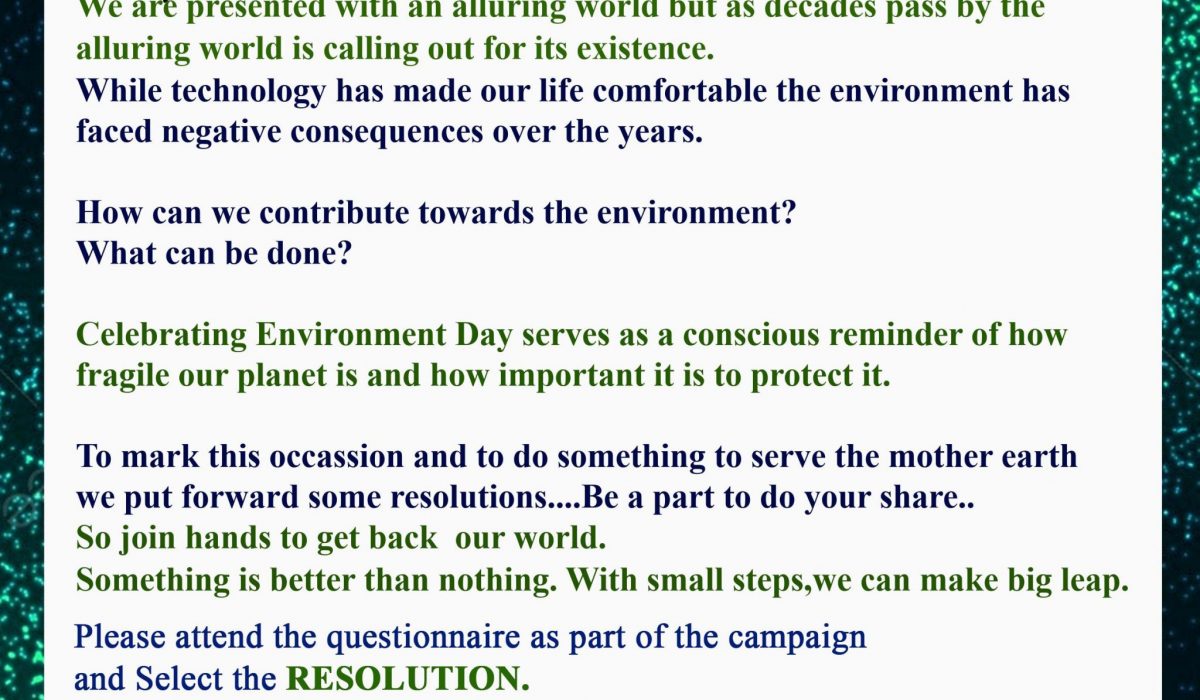 A Glimpse of the Environment Day Awareness…