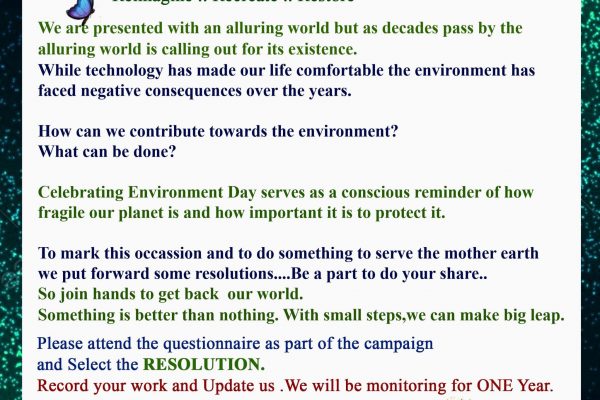 A Glimpse of the Environment Day Awareness…