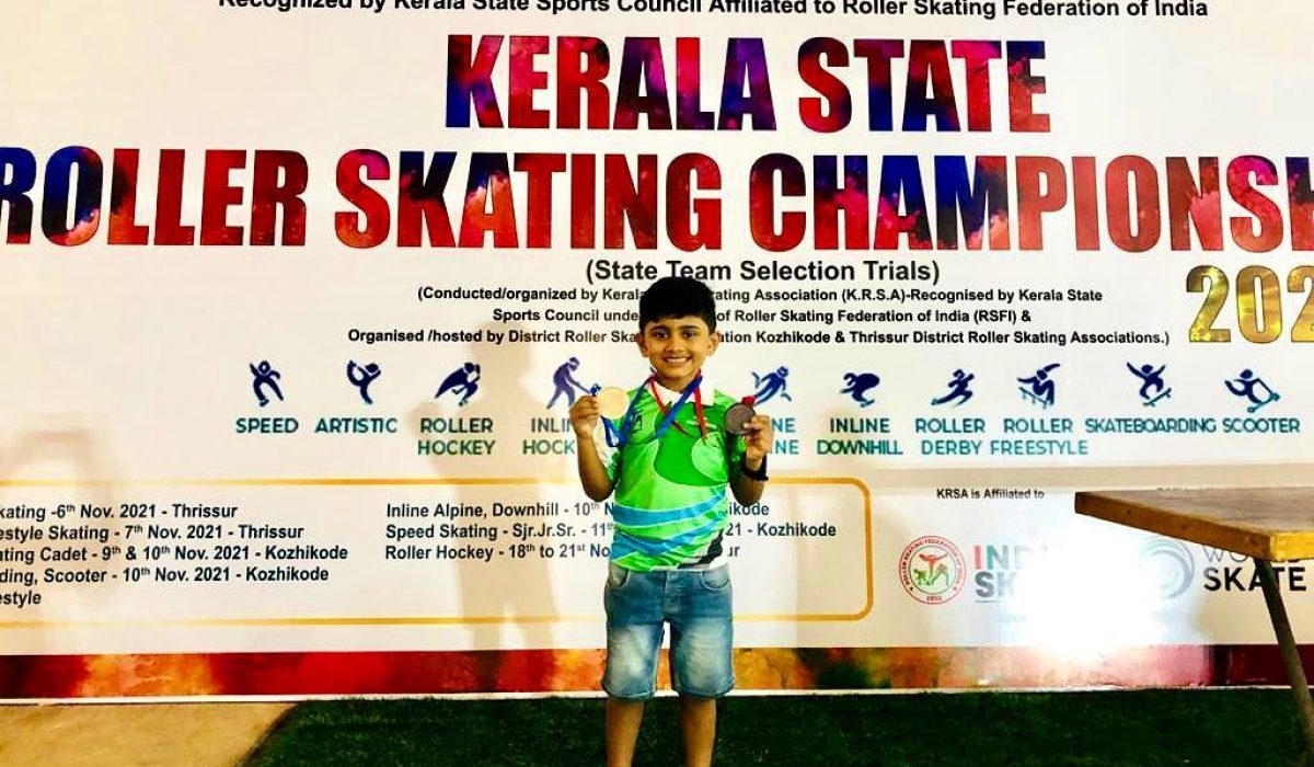 Proved again.. with championships in all participation in Roller Skating…