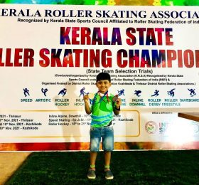 Proved again.. with championships in all participation in Roller Skating…