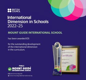 MOUNT GUIDE INTERNATIONAL SCHOOL has been awarded IDS