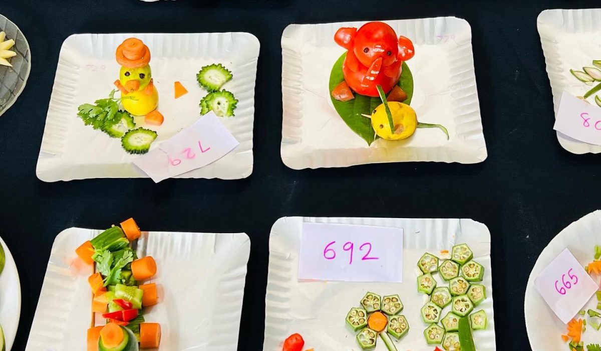 Melange 2022  – Arts Fest – Vegetable Carving