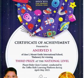 NATIONAL LEVEL PLANET RIDER QUIZ 2023