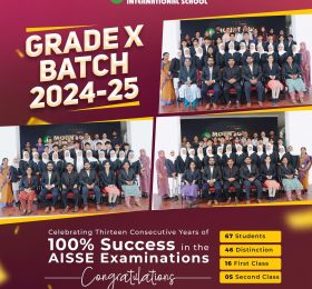 Congratulations to the Grade X AISSE Examination toppers 2024-25