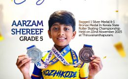 Congratulations to Aarzam Shereef of Grade V